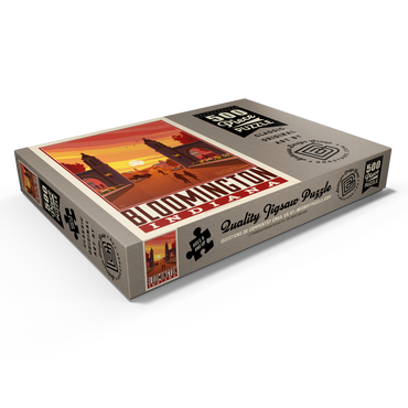 Darstellung des Puzzle Motivs American College Towns: Bloomington, IN 500 Puzzle Schachtel Ansicht1