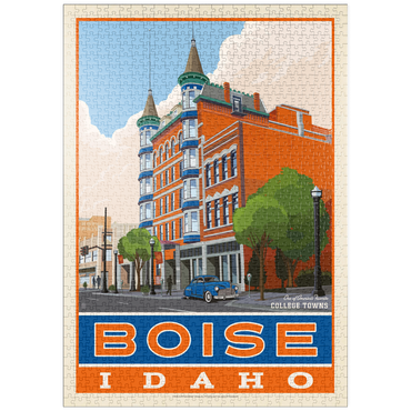 Darstellung des Puzzle Motivs puzzleplate American College Towns: Boise, Idaho 1000 Puzzle