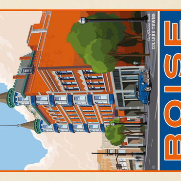 Darstellung des Puzzle Motivs American College Towns: Boise, Idaho 1000 Puzzle 3D Modell