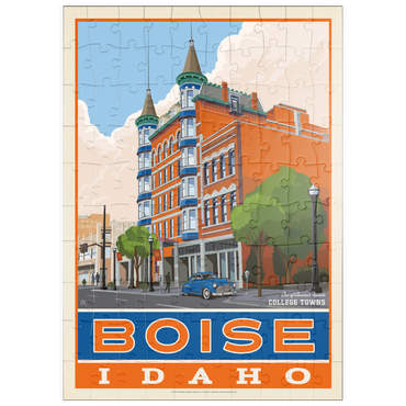 Darstellung des Puzzle Motivs puzzleplate American College Towns: Boise, Idaho 100 Puzzle
