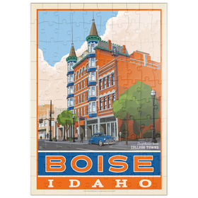 Darstellung des Puzzle Motivs American College Towns: Boise, Idaho - Puzzleteile: 100