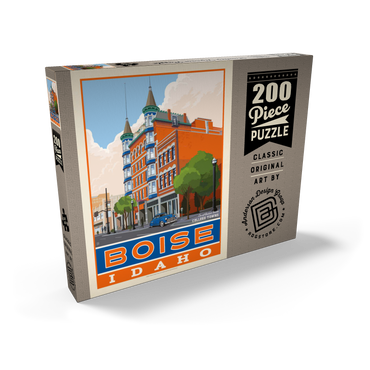 Darstellung des Puzzle Motivs American College Towns: Boise, Idaho 200 Puzzle Schachtel Ansicht2