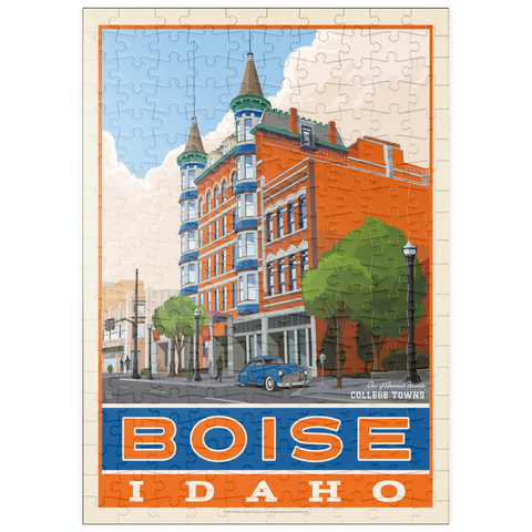 Darstellung des Puzzle Motivs American College Towns: Boise, Idaho puzzleplate American College Towns: Boise, Idaho 200 Puzzle