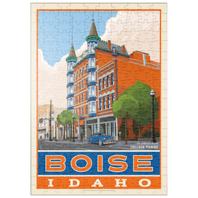 Darstellung des Puzzle Motivs American College Towns: Boise, Idaho - Puzzleteile: 200