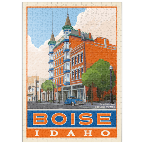 Darstellung des Puzzle Motivs American College Towns: Boise, Idaho puzzleplate American College Towns: Boise, Idaho 500 Puzzle