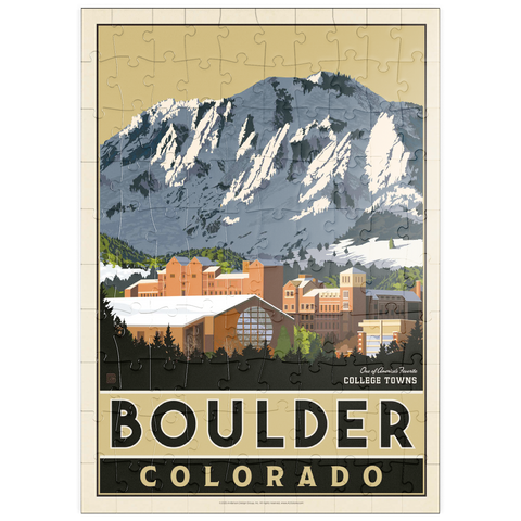 Darstellung des Puzzle Motivs American College Towns: Boulder, CO puzzleplate American College Towns: Boulder, CO 100 Puzzle