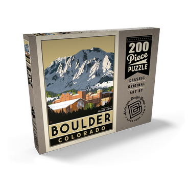 Darstellung des Puzzle Motivs American College Towns: Boulder, CO 200 Puzzle Schachtel Ansicht2