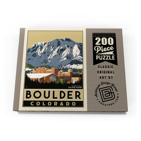 Darstellung des Puzzle Motivs American College Towns: Boulder, CO American College Towns: Boulder, CO 200 Puzzle Schachtel Ansicht3