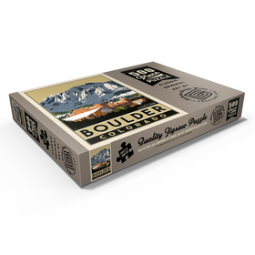Darstellung des Puzzle Motivs American College Towns: Boulder, CO - Puzzleteile: 500