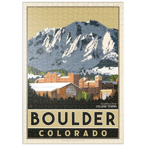 Darstellung des Puzzle Motivs American College Towns: Boulder, CO puzzleplate American College Towns: Boulder, CO 500 Puzzle