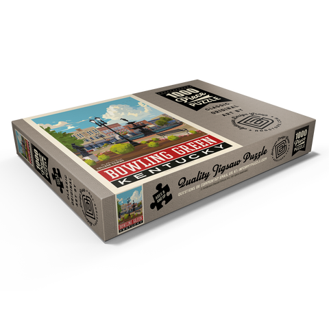 Darstellung des Puzzle Motivs American College Towns: Bowling Green, KY American College Towns: Bowling Green, KY 1000 Puzzle Schachtel Ansicht1