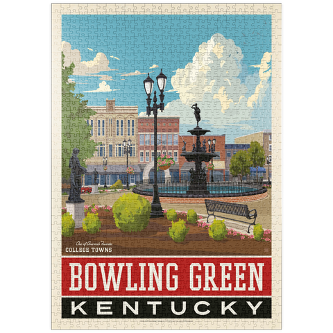 Darstellung des Puzzle Motivs American College Towns: Bowling Green, KY puzzleplate American College Towns: Bowling Green, KY 1000 Puzzle