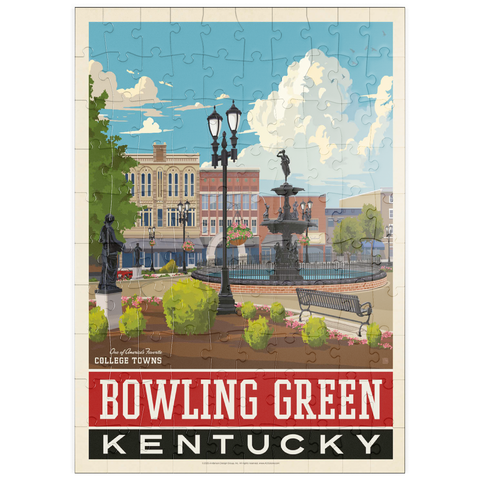 Darstellung des Puzzle Motivs American College Towns: Bowling Green, KY puzzleplate American College Towns: Bowling Green, KY 100 Puzzle