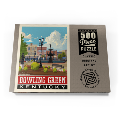 Darstellung des Puzzle Motivs American College Towns: Bowling Green, KY American College Towns: Bowling Green, KY 500 Puzzle Schachtel Ansicht3