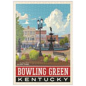 Darstellung des Puzzle Motivs American College Towns: Bowling Green, KY - Puzzleteile: 500
