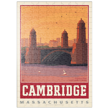 Darstellung des Puzzle Motivs puzzleplate American College Towns: Cambridge, MA 200 Puzzle
