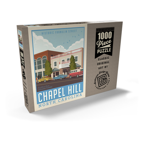 Darstellung des Puzzle Motivs American College Towns: Chapel Hill, NC American College Towns: Chapel Hill, NC 1000 Puzzle Schachtel Ansicht2