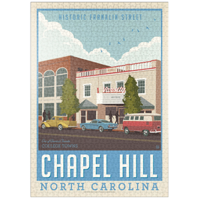 Darstellung des Puzzle-Motivs American College Towns: Chapel Hill, NC – Puzzleteile: 1000