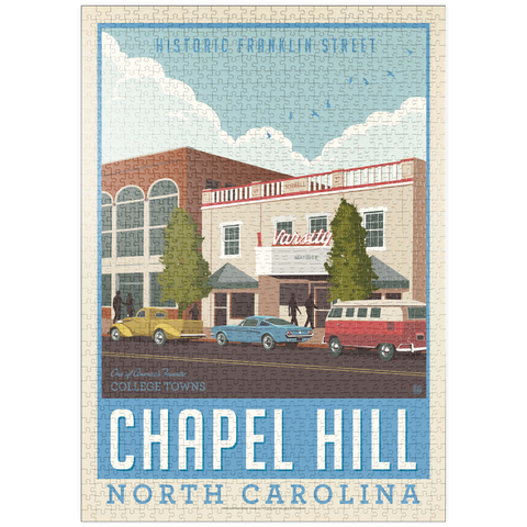 Darstellung des Puzzle Motivs American College Towns: Chapel Hill, NC puzzleplate American College Towns: Chapel Hill, NC 1000 Puzzle