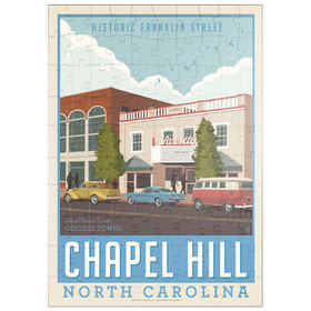 Darstellung des Puzzle Motivs American College Towns: Chapel Hill, NC - Puzzleteile: 100