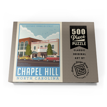 Darstellung des Puzzle Motivs American College Towns: Chapel Hill, NC 500 Puzzle Schachtel Ansicht3