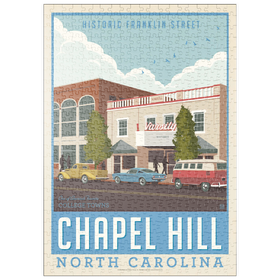 Darstellung des Puzzle Motivs American College Towns: Chapel Hill, NC - Puzzleteile: 500