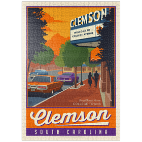 Darstellung des Puzzle-Motivs American College Towns: Clemson, SC – Puzzleteile: 1000