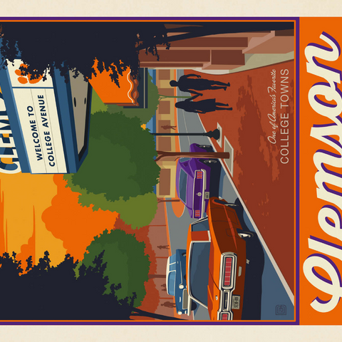 Darstellung des Puzzle Motivs American College Towns: Clemson, SC American College Towns: Clemson, SC 1000 Puzzle 3D Modell