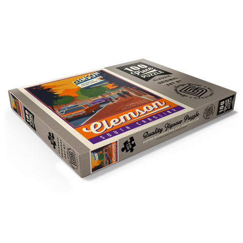 Darstellung des Puzzle Motivs American College Towns: Clemson, SC American College Towns: Clemson, SC 100 Puzzle Schachtel Ansicht1