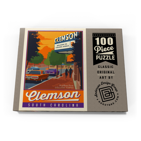Darstellung des Puzzle Motivs American College Towns: Clemson, SC American College Towns: Clemson, SC 100 Puzzle Schachtel Ansicht3