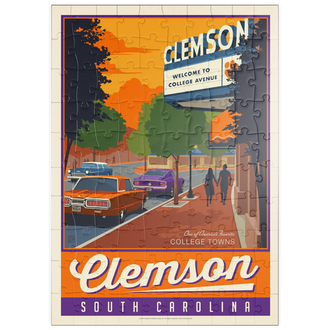 Darstellung des Puzzle Motivs American College Towns: Clemson, SC puzzleplate American College Towns: Clemson, SC 100 Puzzle
