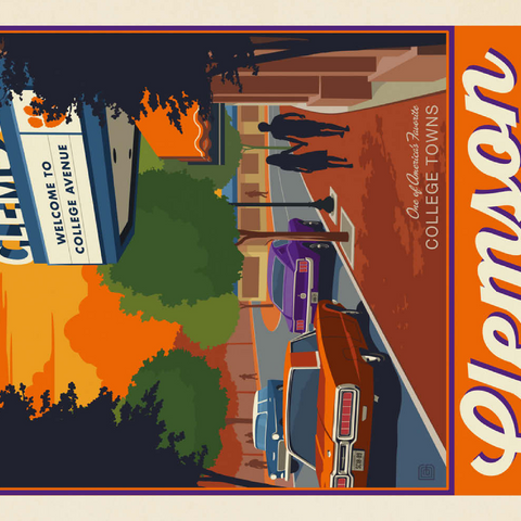 Darstellung des Puzzle Motivs American College Towns: Clemson, SC American College Towns: Clemson, SC 100 Puzzle 3D Modell