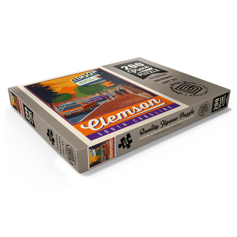 Darstellung des Puzzle Motivs American College Towns: Clemson, SC American College Towns: Clemson, SC 200 Puzzle Schachtel Ansicht1