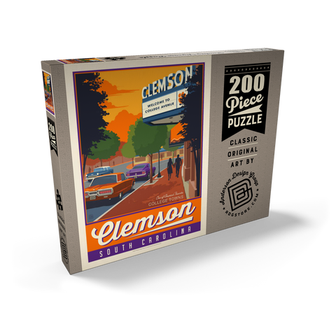 Darstellung des Puzzle Motivs American College Towns: Clemson, SC American College Towns: Clemson, SC 200 Puzzle Schachtel Ansicht2