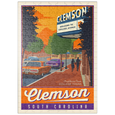 Darstellung des Puzzle Motivs puzzleplate American College Towns: Clemson, SC 200 Puzzle