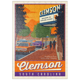 Darstellung des Puzzle Motivs American College Towns: Clemson, SC - Puzzleteile: 200