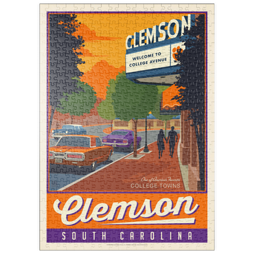 Darstellung des Puzzle Motivs puzzleplate American College Towns: Clemson, SC 500 Puzzle