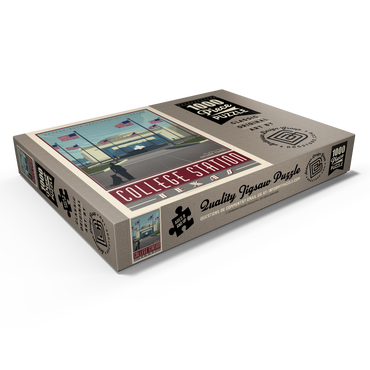 Darstellung des Puzzle Motivs American College Towns: College Station, TX 1000 Puzzle Schachtel Ansicht1
