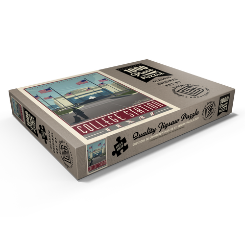 Darstellung des Puzzle Motivs American College Towns: College Station, TX American College Towns: College Station, TX 1000 Puzzle Schachtel Ansicht1