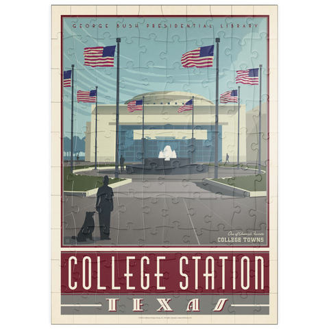 Darstellung des Puzzle Motivs American College Towns: College Station, TX puzzleplate American College Towns: College Station, TX 100 Puzzle
