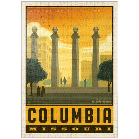 Darstellung des Puzzle Motivs American College Towns: Columbia, MO puzzleplate American College Towns: Columbia, MO 1000 Puzzle