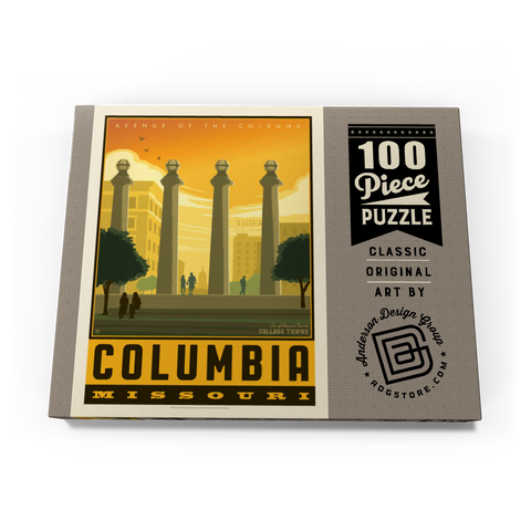 Darstellung des Puzzle Motivs American College Towns: Columbia, MO American College Towns: Columbia, MO 100 Puzzle Schachtel Ansicht3
