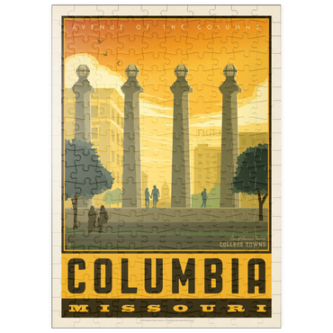 Darstellung des Puzzle Motivs puzzleplate American College Towns: Columbia, MO 200 Puzzle