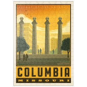 Darstellung des Puzzle Motivs American College Towns: Columbia, MO - Puzzleteile: 200