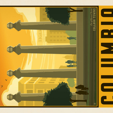 Darstellung des Puzzle Motivs American College Towns: Columbia, MO 200 Puzzle 3D Modell