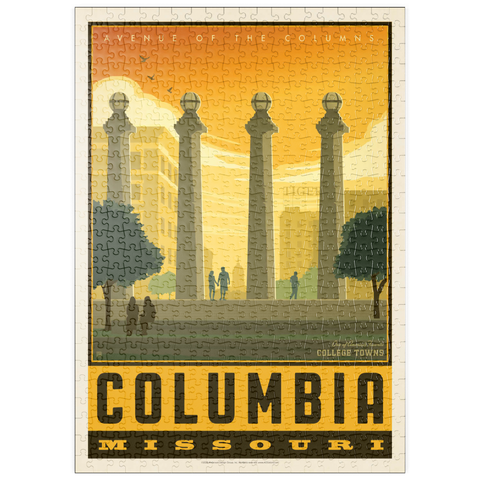 Darstellung des Puzzle Motivs American College Towns: Columbia, MO puzzleplate American College Towns: Columbia, MO 500 Puzzle