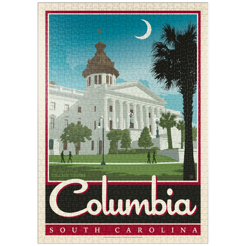 Darstellung des Puzzle Motivs American College Towns: Columbia, SC puzzleplate American College Towns: Columbia, SC 1000 Puzzle