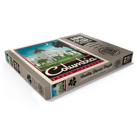 Darstellung des Puzzle Motivs American College Towns: Columbia, SC American College Towns: Columbia, SC 100 Puzzle Schachtel Ansicht1