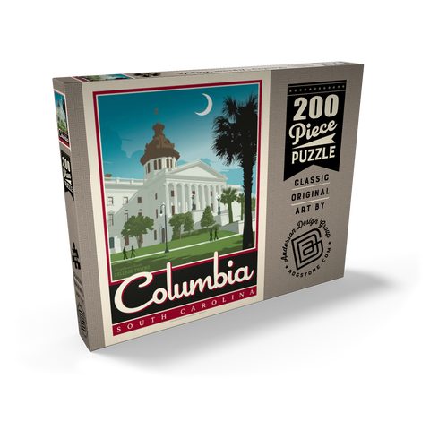 Darstellung des Puzzle Motivs American College Towns: Columbia, SC American College Towns: Columbia, SC 200 Puzzle Schachtel Ansicht2