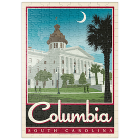 Darstellung des Puzzle Motivs American College Towns: Columbia, SC - Puzzleteile: 200